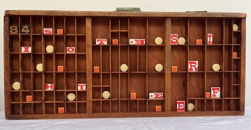 Vintage letterpress