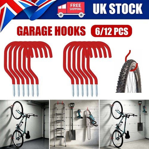 12pcs garage storage hooks - storage,