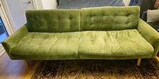 Habitat Fenner Velvet 3 Seater