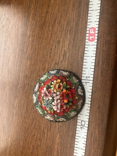 Victorian micromosaic brooch - victorian,