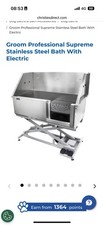 Dog grooming bath stainless - dog,
