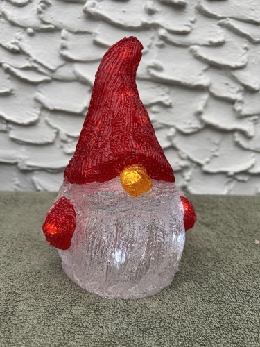 Light santa ornament - light,