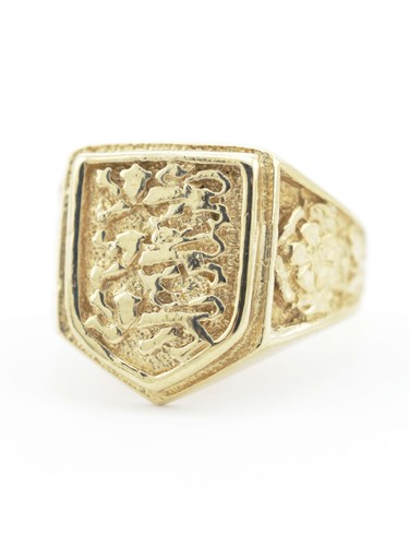 England lions signet ring - 3,