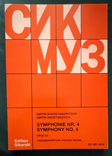 Shostakovich symphony 4 - shostakovich,
