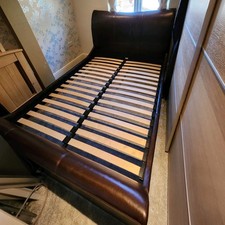King sized faux - sized, brown
