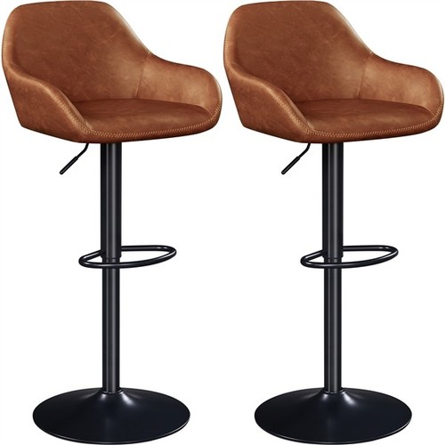 Barstools set pu - pu, leather