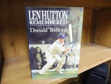 Len Hutton Remembered by Trelford (1992) Signed by 11 Yorkshire Captains