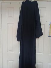 EID Mubarak Burqa Abaya Muslim women black long Jilbab.