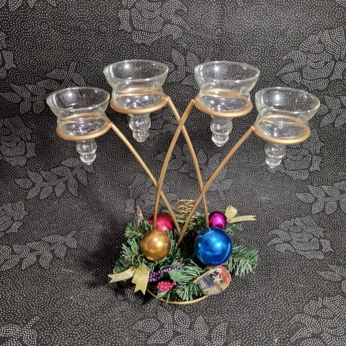 Christmas candelabra - christmas,