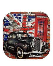 Square Coasters London Icon Souvenir Gift  England British UK Set Of 4 9x9cm