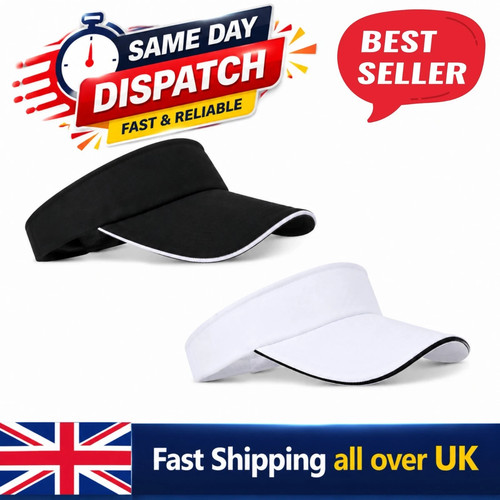 Sun visor cap with peak - with,