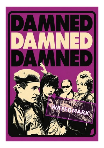 The damned poster - the, print