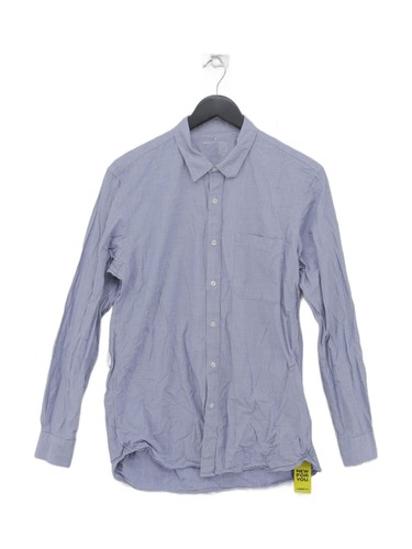 Muji men shirt blue 100 - men's,