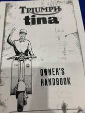 Triumph Tina 1962 Owners