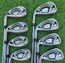 LEFT HANDED Callaway Rogue CF18 Irons 5-SW+AW XP95 Regular Flex Steel Shafts 