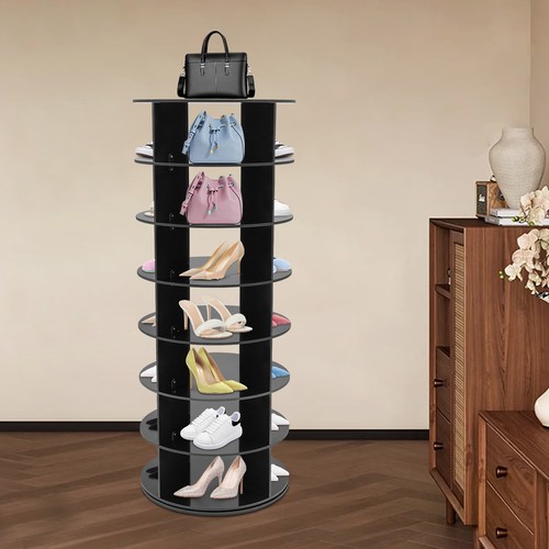 360 rotating shoe rack - rotating,