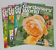 4 x Gardeners' World Magazines