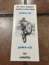 C1969 Jawa-CZ Motorcycle Bike Brochure - Motocross, Tatran, Roadster & More