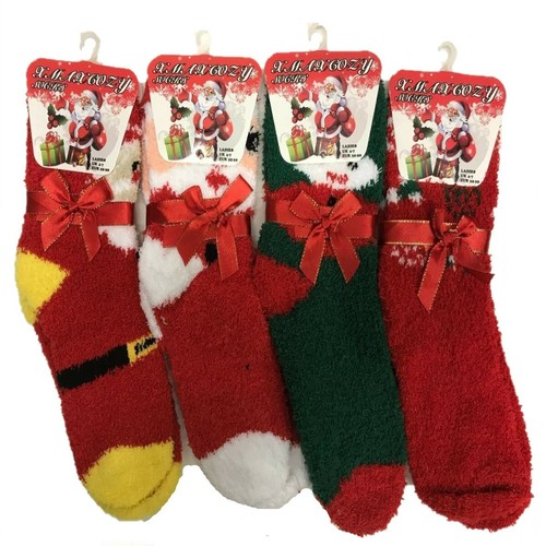 Ladies christmas socks novelty - ladies,