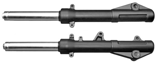 Front fork legs black fit - fork,