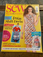 Sew Magazine Sewing Mag Issue