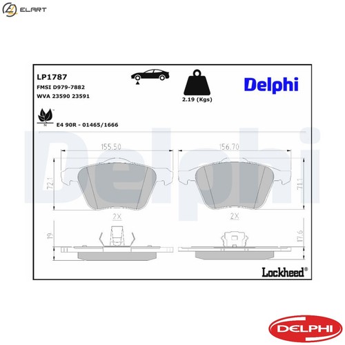 Brake pad set disc - brake,