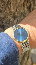 Omega De Ville Blue Dial 18k