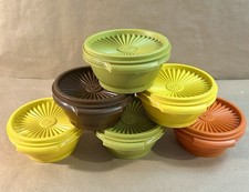 Set of 6-Vintage Tupperware