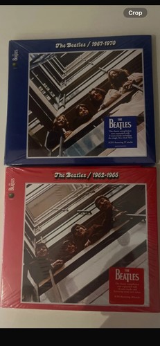 Beatles red and blue album - beatles,