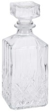 900ml glass whiskey decanter - whiskey,