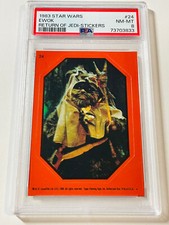 PSA 8 EWOK Red Sticker Card