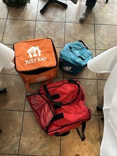 Just Eat  deliveroo and pizza Large Delivery Bag