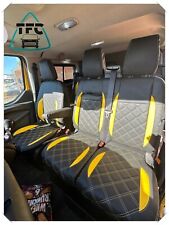 SEAT COVERS FOR Ford Transit Custom CREW CAB HIGH QUALITY ECO LEATHER 6 seater