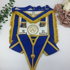 Vintage Durham Masonic Apron and Collar Set by Toye, Kenning & Spencer Ltd,
