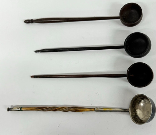Antique toddy ladle with - ladle,