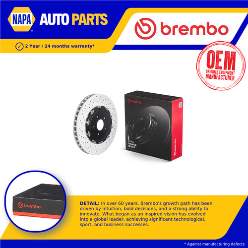 Brake discs pair vented - 2x,