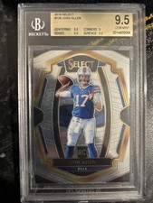 2018 Select Josh Allen RC Rookie Premier #139 Bills Beckett 9.5