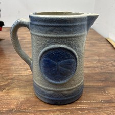 Antique Blue White Stoneware