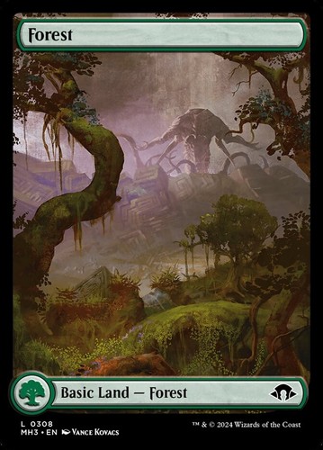 Mtg forest full - forest, art