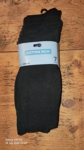 Men black socks size 9 - black,