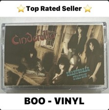 Cinderella - Heartbreak Station Cassette Tape Hard Rock Ex / Mint Condition