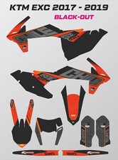 KTM ENDURO EXC GRAPHICS BLACK