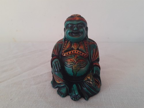 Happy buddha figurine small - buddha,