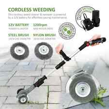 NETTA 12V Cordless Weed Sweeper Pavement Cleaner Grade A