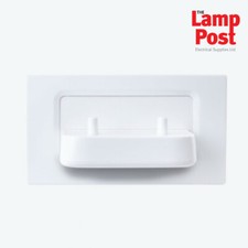 In-wall Twin Electric Toothbrush Charger Oral B/Braun Compatible - Choose Finish