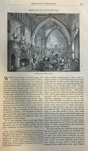 1876 medieval furniture - medieval,