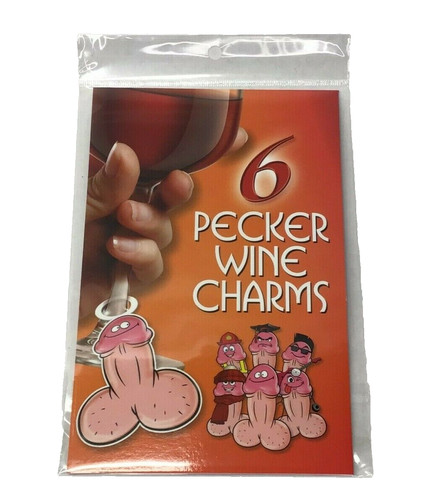 Pecker wine charms - pecker,