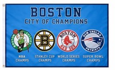 Boston New England Flag Banner