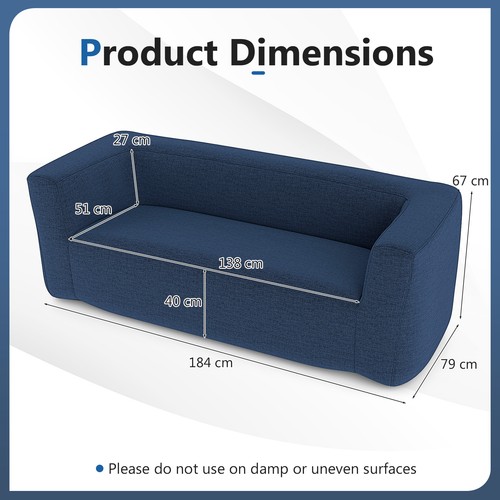Double inflatable couch - inflatable,