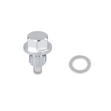 Oil Sump Drain Bolt Nut Silver